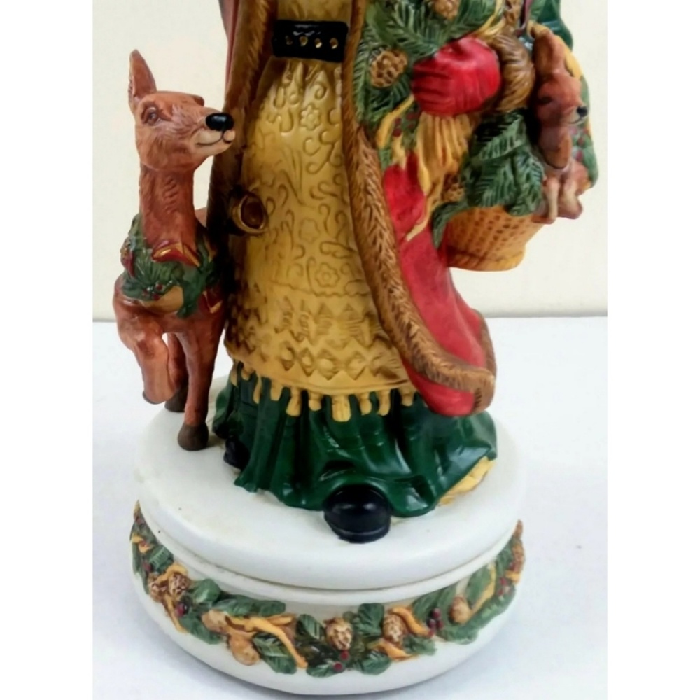 Musical Santa House Of Lloyd Woodland Nicholas EUC - Picture 3 of 7